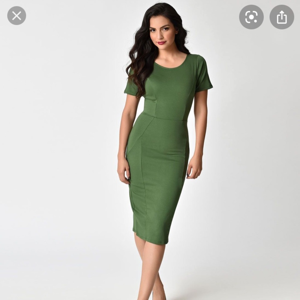 Matcha green wiggle dress
